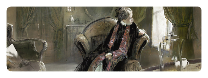 Ф. М. Достоевский "Подросток" заставка к 4 главе 