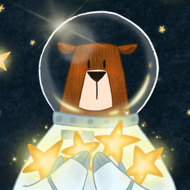 Круглый год с медведиком (станица календаря - Апрель)