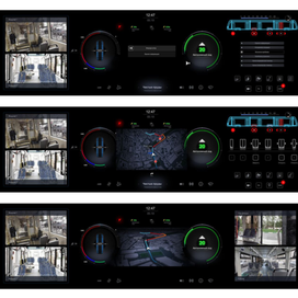 Разработка интерфейса панели управления трамвая