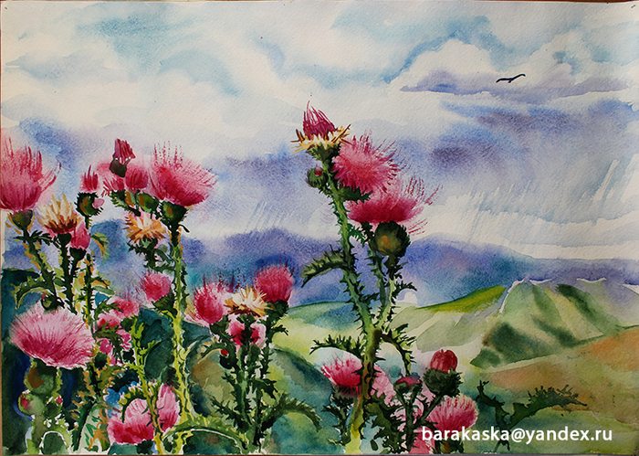 Гроза на Чике-Таманском перевале