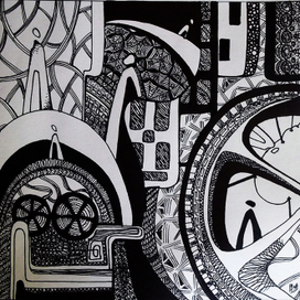 в пространстве индустриии