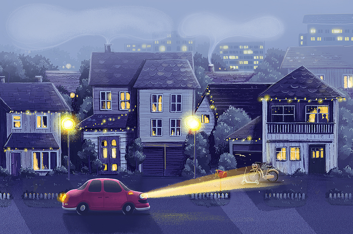 Приключения автомобильчика.