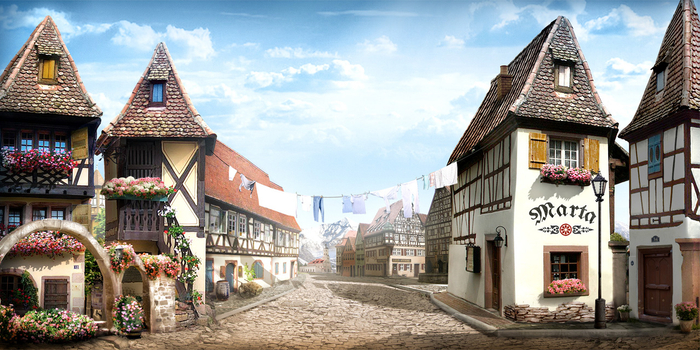 Декорация для Мюзикла «Барон Мюнхгаузен»