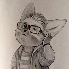 Серый и голубой