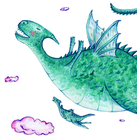 Big Dragon and Little Dragon / Дракоша и Дракончик