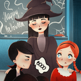 Очаровательная ведьма учительница 