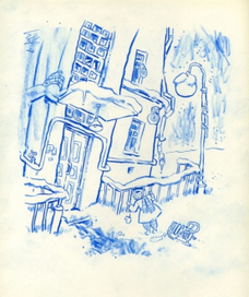 голова застряла  в заборе