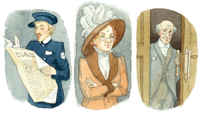 Заставки, персонажи