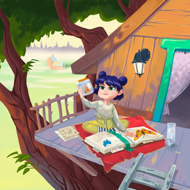 Летнее утро