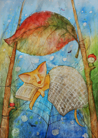 Рыжая соня и первый снег