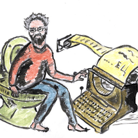 эскиз рисунка на обложку