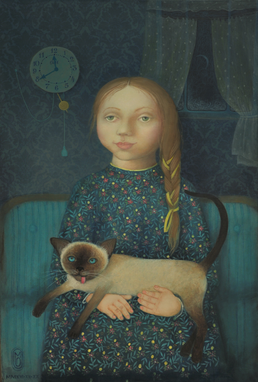 Девочка с котиком