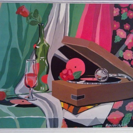 Натюрморт с проигрывателем