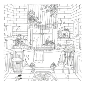 Книжка расскраска для взрослых