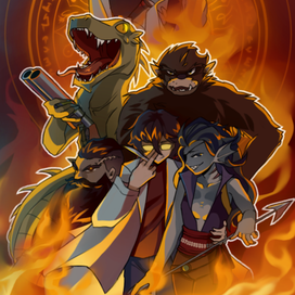 Иллюстрация к D&D игре №4 - "петля хаоса"