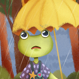 Лягушка и дождь 