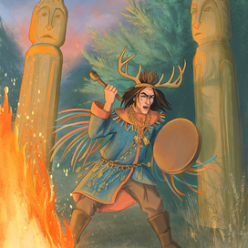 Иллюстрация к книге "Железный медведь"