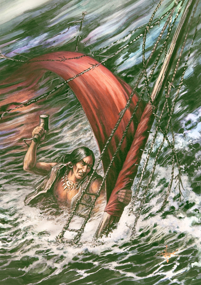 " Вбей свой последний гвоздь, Тэштиго...!!!"