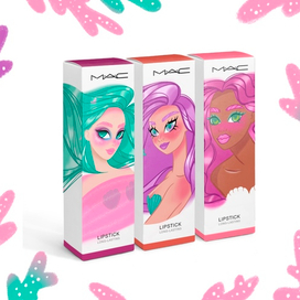 Упаковка для декоративной косметики, серия Русалки