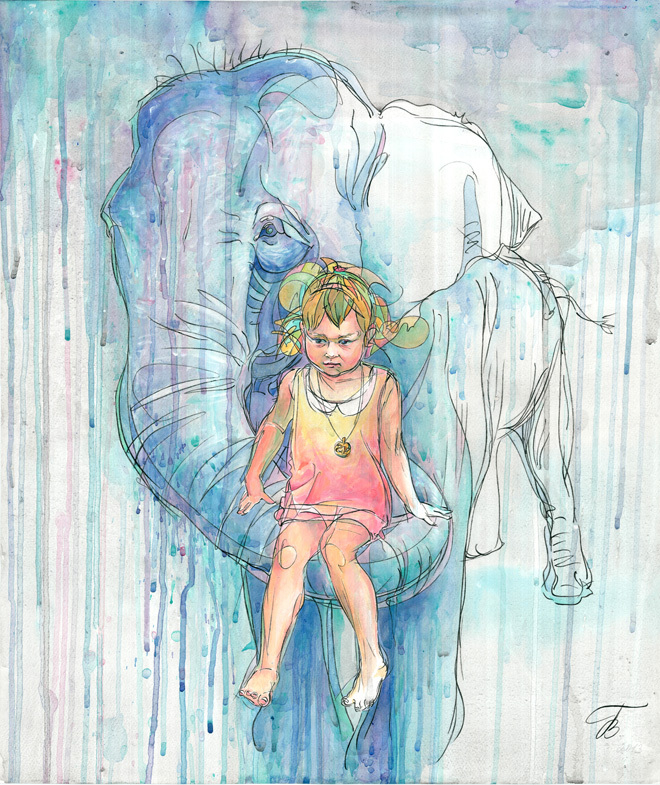 Девочка и слон