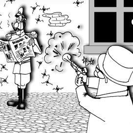 Иллюстрация к рассказу Чехова А.П. "Мститель"