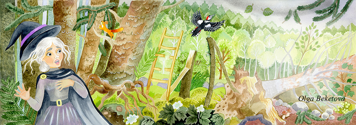 Ураган в лесу. Birmi.