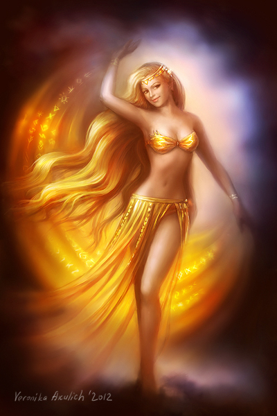 Персонаж для игры. Желтый.