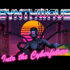 synthwave poster