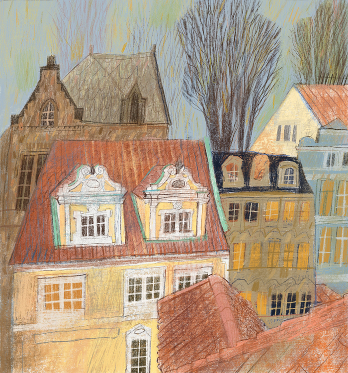 Весенние крыши