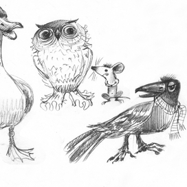 Эскиз персонажей