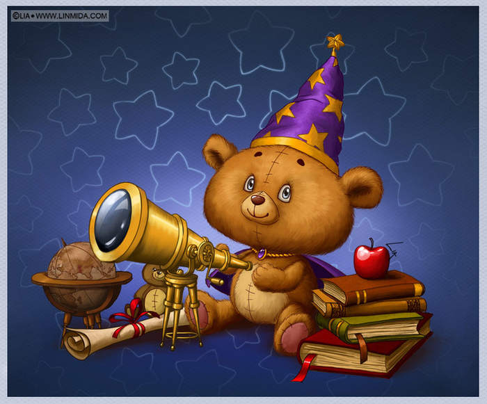 Мишка-астроном