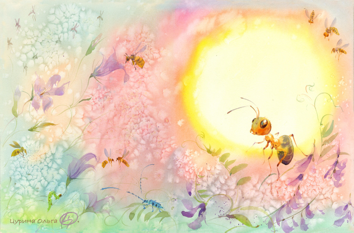 Обложка к книге «Как муравьишка домой спешил» В. Бианки, издательство «Речь», 2025