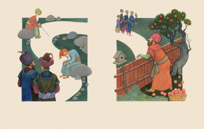 Персидская сказка о пророке Сулеймане, птице Симург и предопределении судьбы