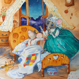 "Сказка о глупом мышонке" Маршака.