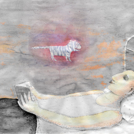 Видение в образе белого тигра Василию Кокорину