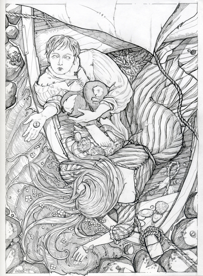 Русалка и слепой (по М.Ю. Лермонтову)