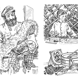 А. Гайдар, "Судьба барабанщика", для изд. Энас.