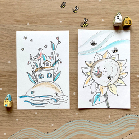 Птичьи открытки