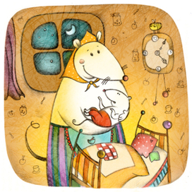 Тихо,тихо в нашей норке...