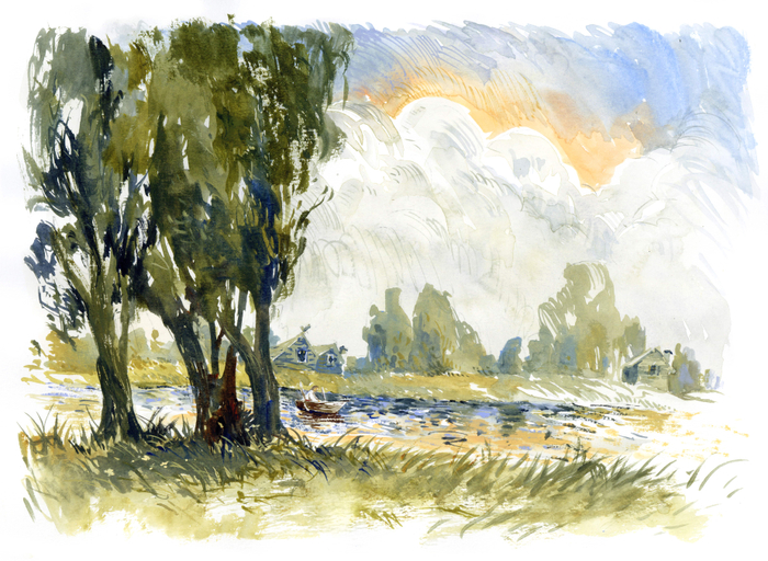 Иллюстрация к истории о Купале и Костроме