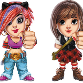 образы девчонок