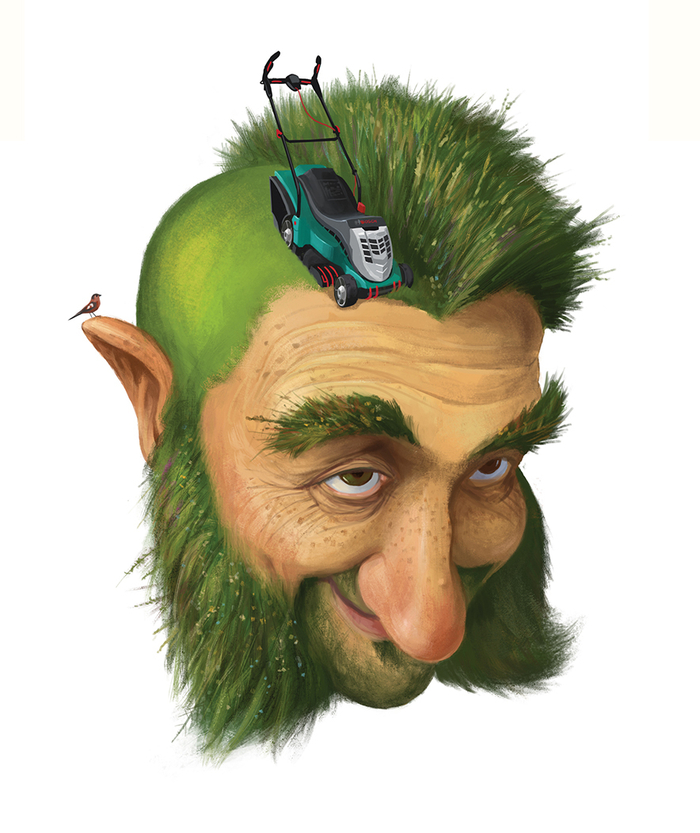 Реклама газонокосилки