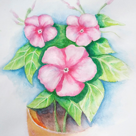 Простой цветок