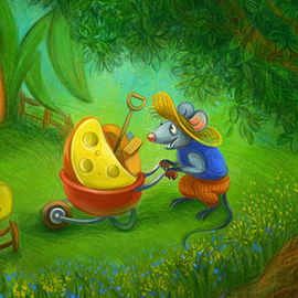 мышь и его новый дом