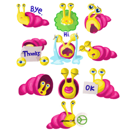 Стикерпак Snails from the WU