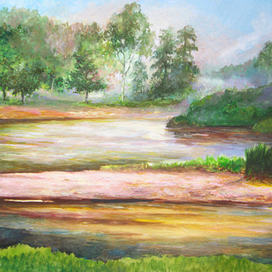 Ранним утром на Немане