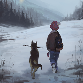 Мальчик и собака