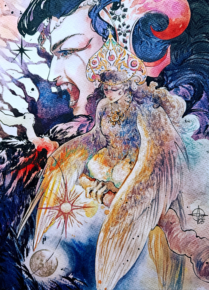 Алконост и Сирин 🌞🌙