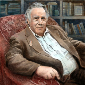 портрет писателя Крапивина