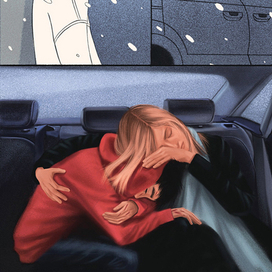 Иллюстрация для книги Юлии Мазуровой "Особый случай". Издательство "Пять четвертей"